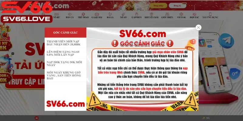 Sơ lược thông tin về nhà cái SV66